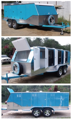 Nandor custom made dog trailers